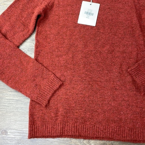 NWT DownEast Women’s Wool Blend Rune Pullover, Burnt Henna color, size small - Picture 6 of 10